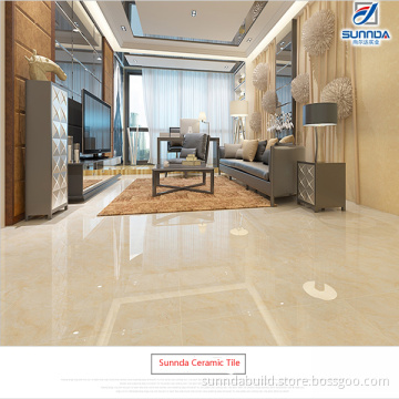 Best Choice White Surface Golds Line Full Polished Glazed Porcelain Floor Tiles,16x16 Glaze Porcelanto stone floor tile